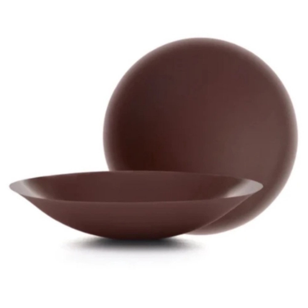 (PACK OF 2) Seamless Nude Silicone Reusable Nipple Covers - Mocha